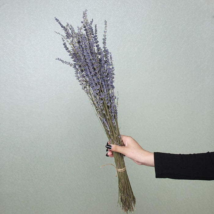Lavender Elegance: Exquisite Dried Flower Bundle for Wedding and Home Decor