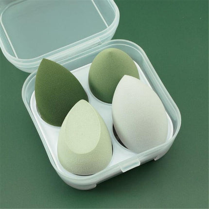 Flawless Finish Pro: 4-Piece Premium Makeup Sponge Set for Seamless Blending