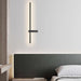 Modern Nordic Brass Long Bar LED Wall Lamp for Minimalist Decor