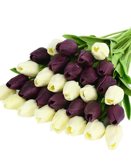 Elegant 31-Piece Faux Tulip Arrangement - Enhance Your Celebrations