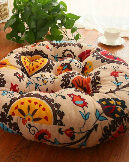 Serene Japanese-Inspired Plush Meditation Cushion Collection: Elevate Your Home Relaxation Experience