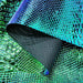 Holographic Crocodile Skin Textured Faux Leather Crafting Sheet