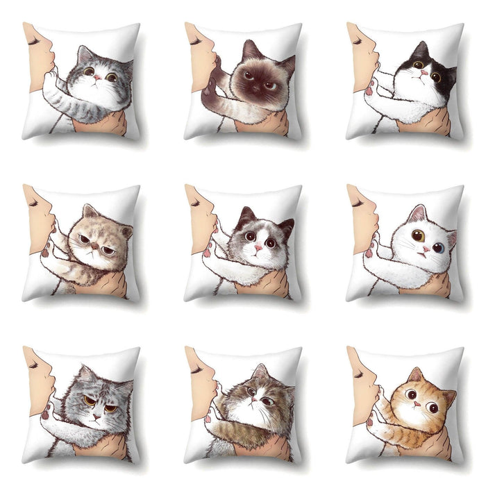 Feline Fanatic Cat Paw Pillowcase for Quirky Kitty Lovers