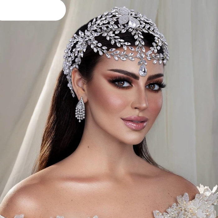 Dazzling Rhinestone Bridal Headpiece – Sophisticated Wedding Hair Accessory