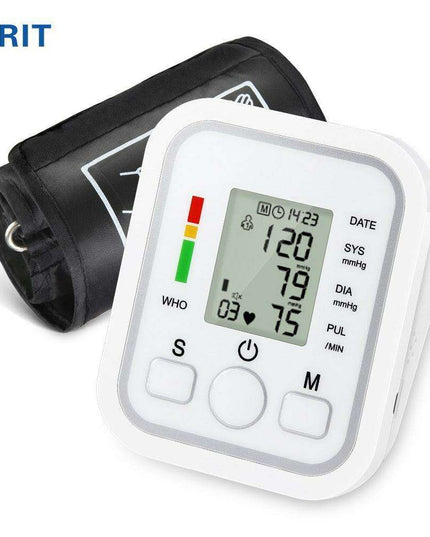 Dual User Digital Blood Pressure Monitor with One-Touch Operation and Memory Storage