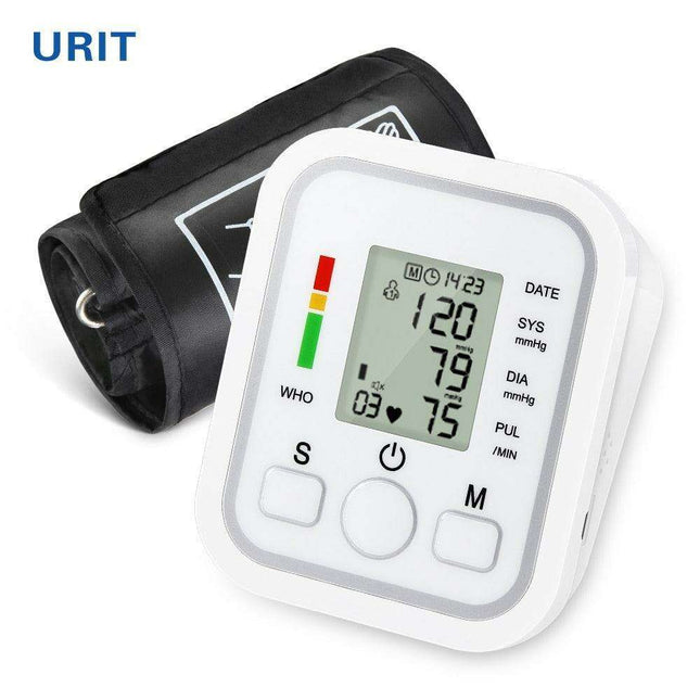 Dual User Digital Blood Pressure Monitor with One-Touch Operation and Memory Storage