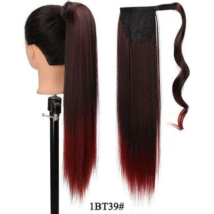 Transformative 24-Inch Magic Sticker Ponytail Extension