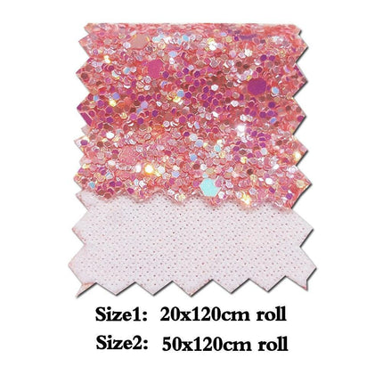 Sparkling Chunky Glitter Fabric Roll - Create a Crafting Fantasy