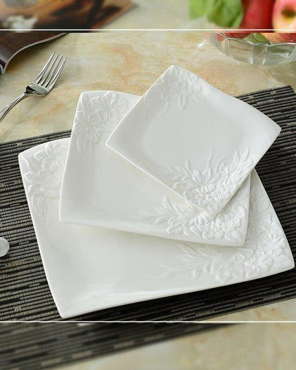 Elegant Floral Ceramic Tableware Set: Redefine Your Dining Experience