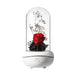 Eternal Rose Flower Dome with LED Lights and Aromatherapy - Rechargeable USB Decor Piece - Captivating Floral Atmosphere Piece