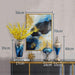 Botanica Sapphire Blue Glass Vase - Nordic Elegance & Style