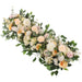 Silk Rose Blossom Elegance: Luxurious Floral Wall Decor Set with Handcrafted Blooms