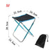 Compact Folding Chair with Storage Bag for Outdoor Activities