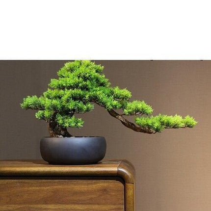 Stunning Lifelike Red Maple Bonsai Tree - Exquisite Desk Ornament