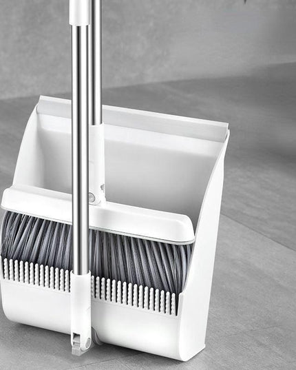 Versatile Space-Saving Broom and Dustpan Combo: Durable and Stylish Cleaning Solution