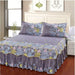 Elegant Lace Ruffle Pillow Sham Duo - Opulent Bedroom Revamp