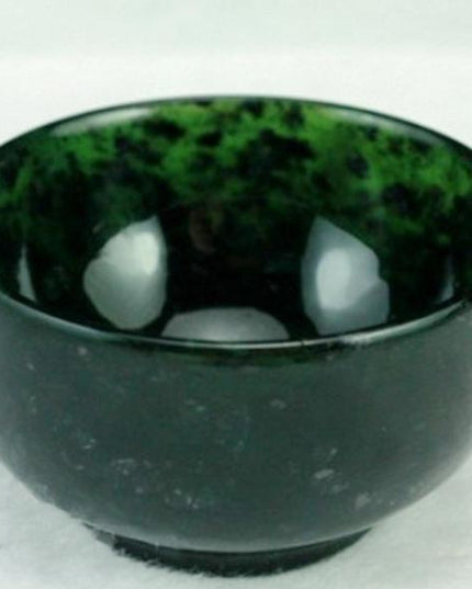 Handcrafted Lantian Dark Jade Tea Cup - Elevate Your Tea Experience