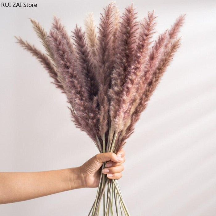Elegant Pampas Grass Large Bouquet - Premium Dried Flower Arrangement for Timeless Home Decor