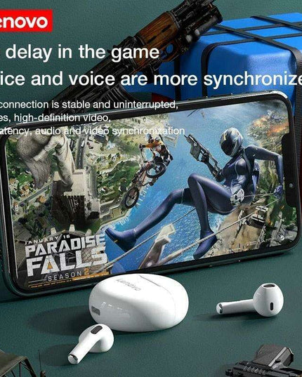 Lenovo HT38 Waterproof True Wireless Earbuds with Active Noise Cancellation and Bluetooth 5.0