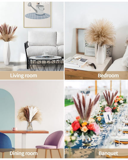 Elegant Dried Pampas Grass Arrangement: Add Rustic Beauty to Your Home Decor