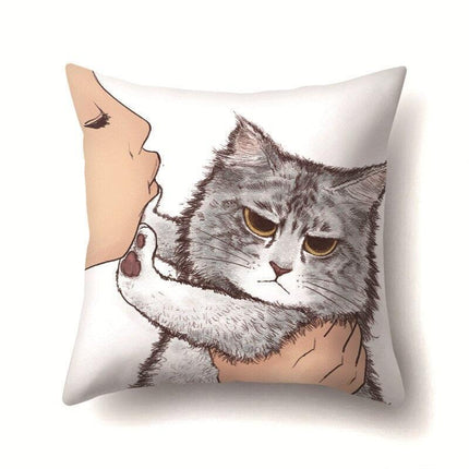Pawsitively Adorable Cat Lover's Pillowcase