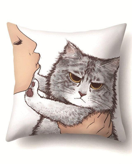 Pawsitively Adorable Cat Lover's Pillowcase
