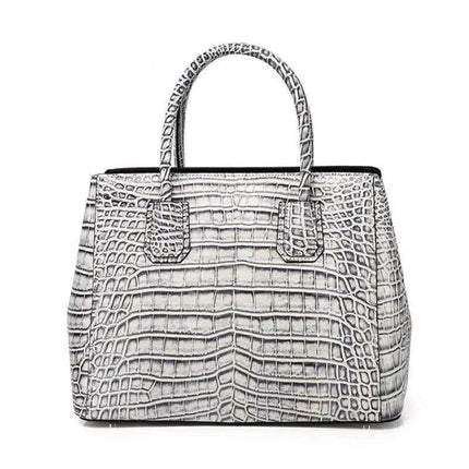 Exquisite Alligator Pattern Leather Tote for Elegant Women