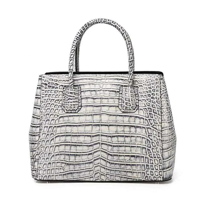 Exquisite Alligator Pattern Leather Tote for Elegant Women