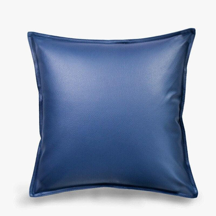 Luxurious PU Leather Pillow Cover - Stain-Resistant Sofa Cushion Protector