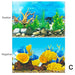 3D Underwater Oasis Aquarium Decor Sticker: Enhance Your Aquatic World