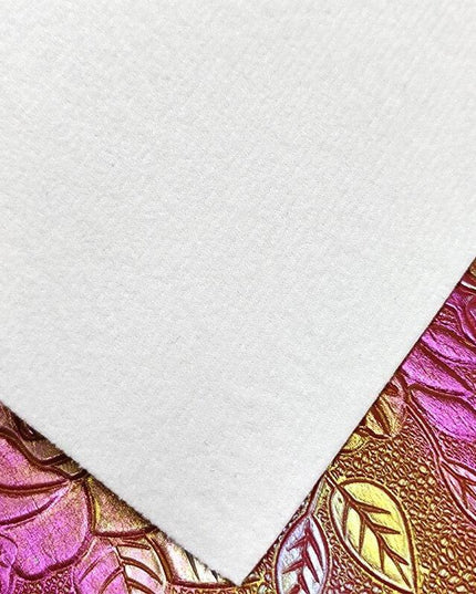 Elegant Rose Embossed Faux Leather Craft Sheets for Creative Projects