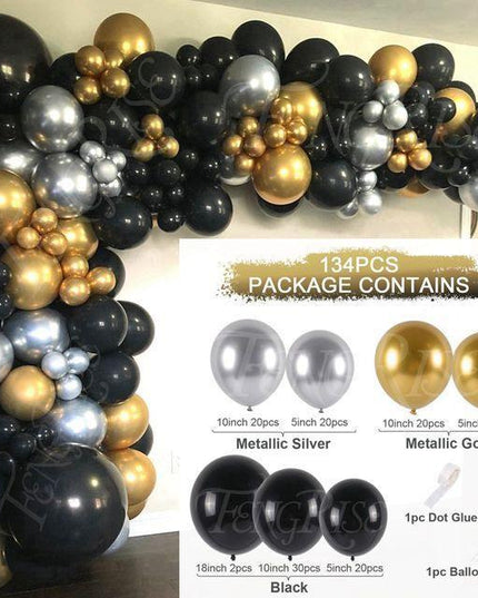 Elegant Blue Macaron Balloon Arch Kit - Transform Your Celebrations with Luxurious Style