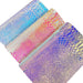 Neon Sparkling Serpentine Leather Crafting Roll - Premium DIY Material