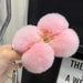 Elegant Plush Rabbit Hairball Shark Clip Claw - Stylish Hair Accessory