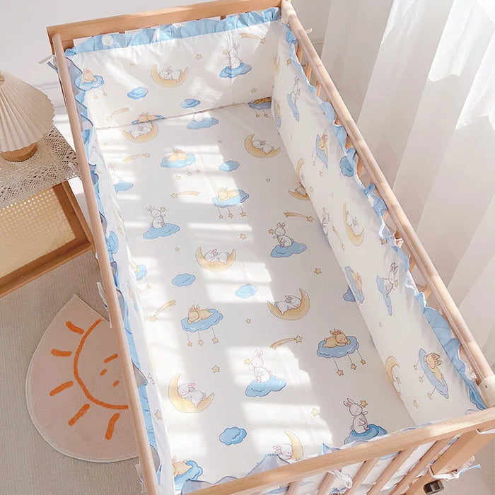 Luxurious 5-Piece Nordic Style Cotton Baby Bedding Set