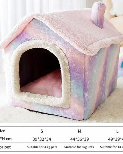 Luxury Arctic Plush Travel Bed for Small Pets - Ultimate Comfort and Portability