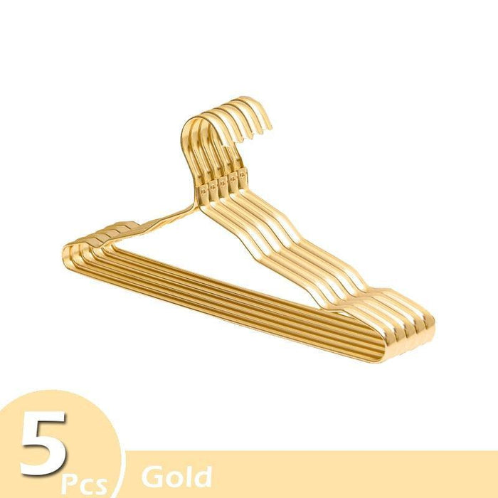 Luxury Aluminum Alloy Closet Hangers - Set of 10