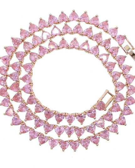 Radiant Desire CZ Diamond Tennis Necklace