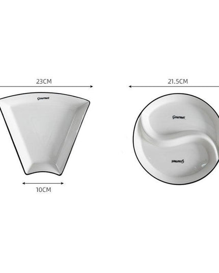 Luxurious 9-Piece Porcelain Dinnerware Collection