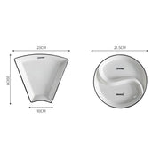 Luxurious 9-Piece Porcelain Dinnerware Collection