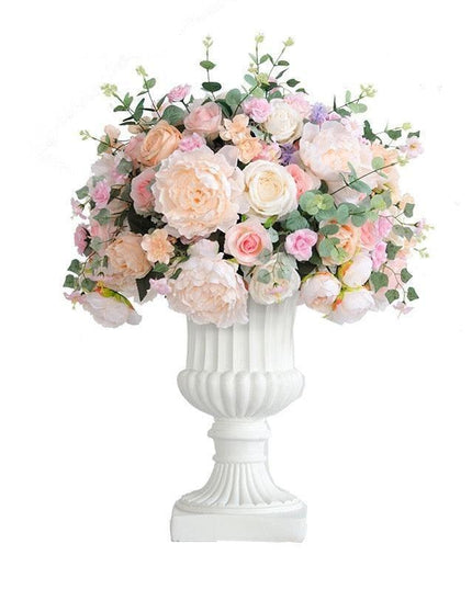 Charming Silk Floral Sphere with Roses and Hydrangeas - Perfect for Special Events and Celebrations