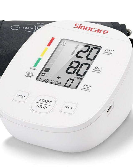 Sleek Smart Pulse Monitor: Modern Arm Tensiometer with Instant Heart Rate Tracking