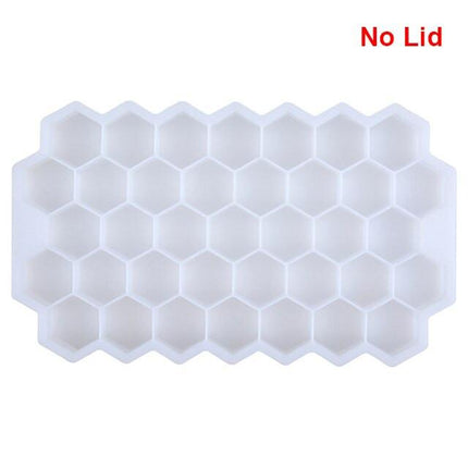 Vibrant Honeycomb Silicone Ice Cube Mold - Ideal for Cocktails and Frozen Delights