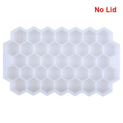 Vibrant Honeycomb Silicone Ice Cube Mold - Ideal for Cocktails and Frozen Delights