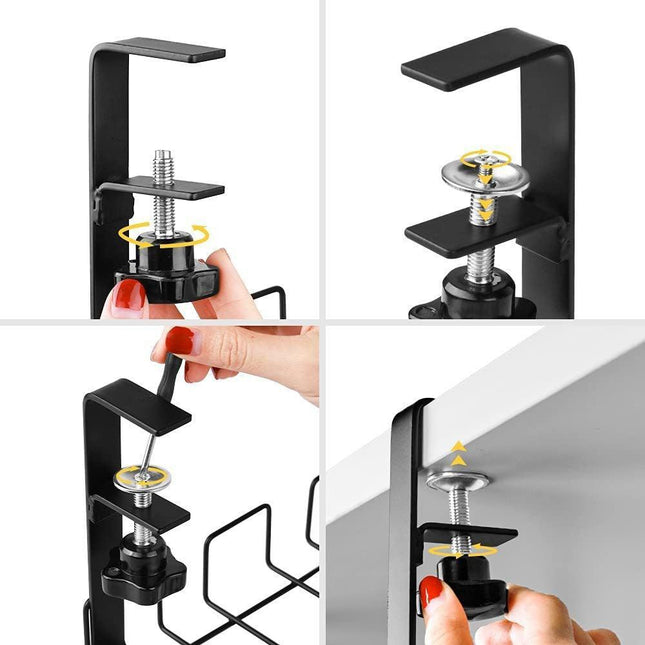 Cable Clarity: Ultimate Desk Organization and Management Solution