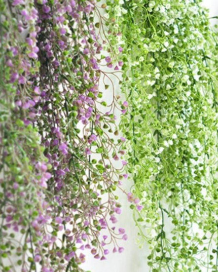 Lifelike Hanging Floral Arrangement for Home and Garden Decor
