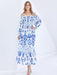 Experience Contemporary Elegance with Retro Print Off-Shoulder Dress