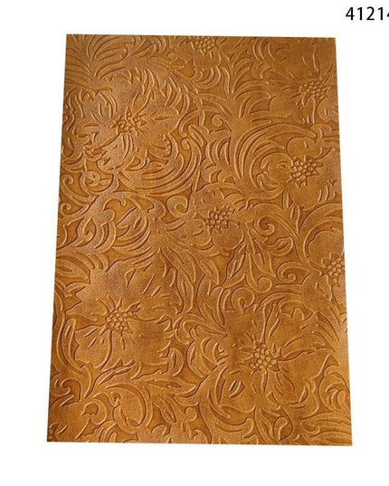 Chic Vintage Embossed Faux Leather Crafting Fabric - Generous 30x135cm Size