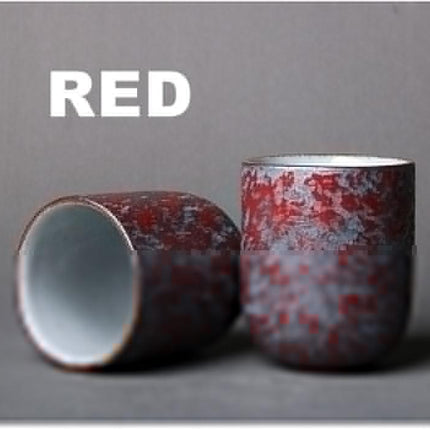 Elegant Artisan Japanese Large Ceramic Tea Cup with Unique Glaze Finish