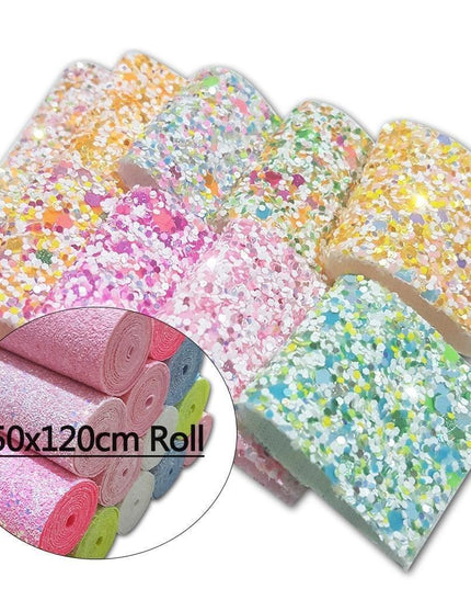 Sparkling Sequin Fabric Roll for Eye-Catching DIY Creations and Accessories